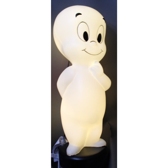 Casper The Friendly Ghost Gemmy Halloween Light Up Blow Mold 24" Decoration - Picture 13 of 16